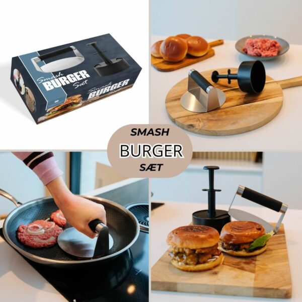 Scandinavian Collection - Smash Burger Sæt, 2 dele