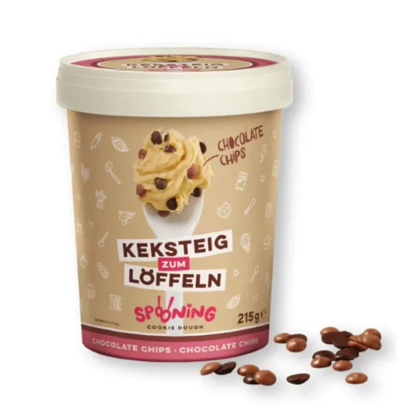 RUF - Cookie Dough med Chokoladestykker, 215g
