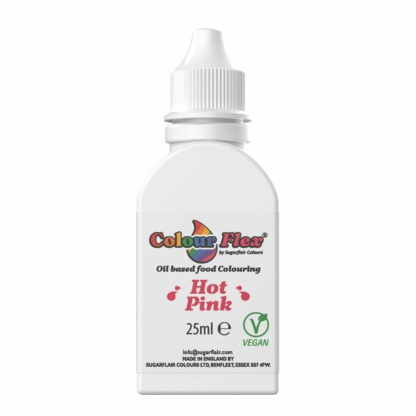 Sugarflair - Colourflex Oil, Hot Pink 25ml