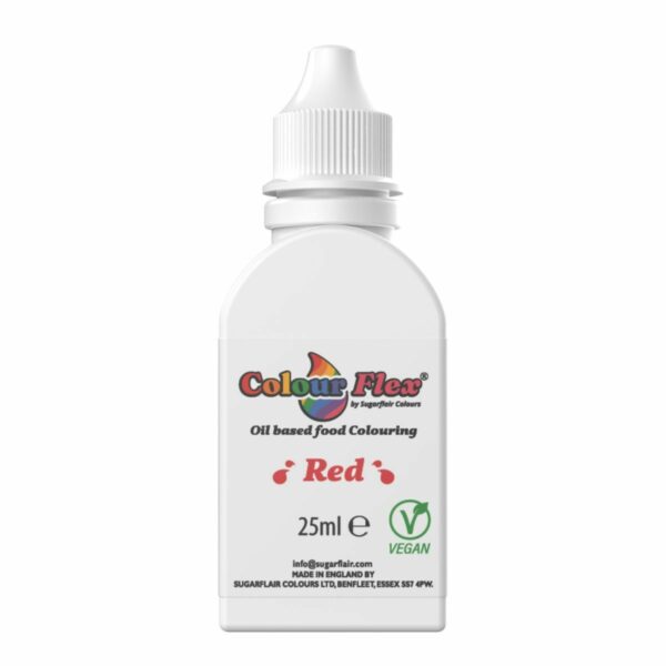 Sugarflair - Colourflex Oil, Red 25ml