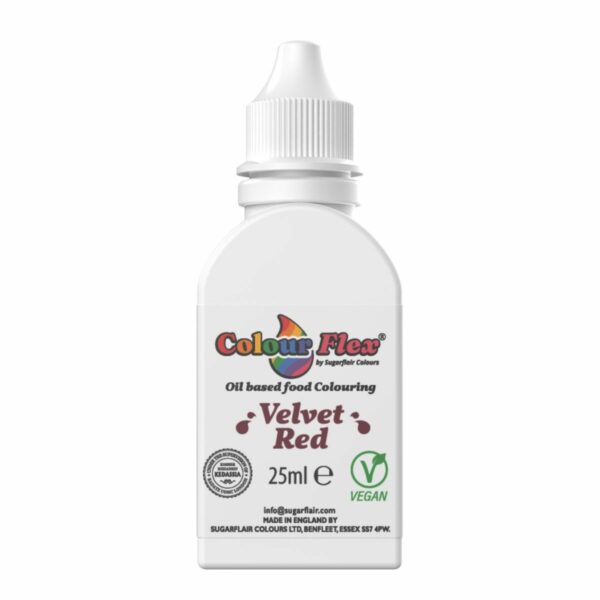 Sugarflair - Colourflex Oil Red Velvet, 25ml
