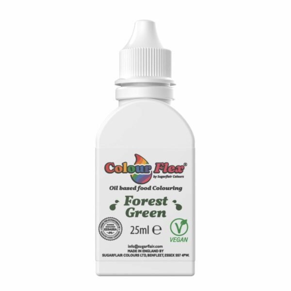 Sugarflair - Colourflex Oil, Forest Green, 25ml
