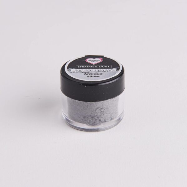 Rainbow Dust - Antique Silver, Shimmer Dust 3g