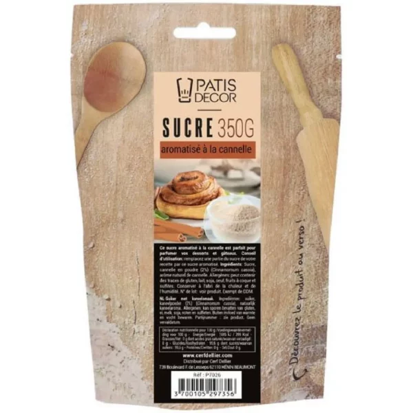 Patis Decor - Kanel Sukker, 350g