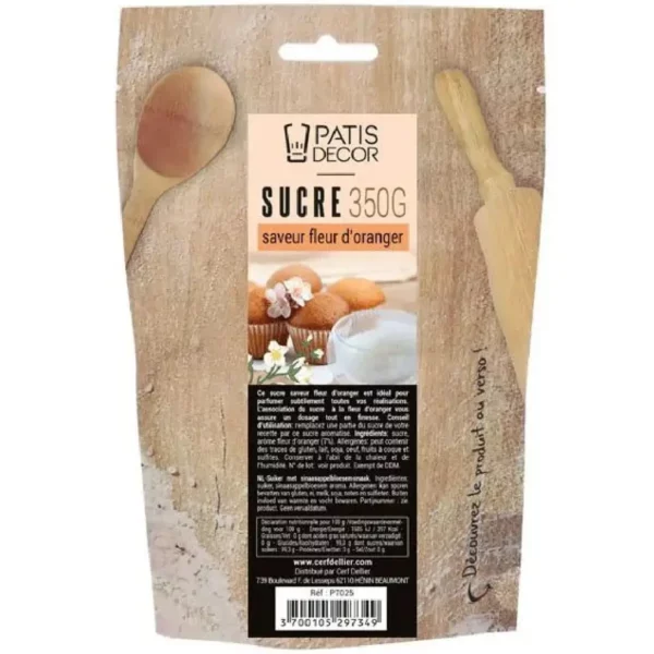 Patis Decor - Orange Blossom Sugar, 350g