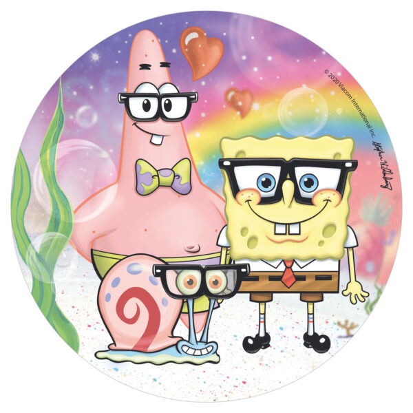 Dekora - SvampeBob Firkant, Kage Print Ø20cm