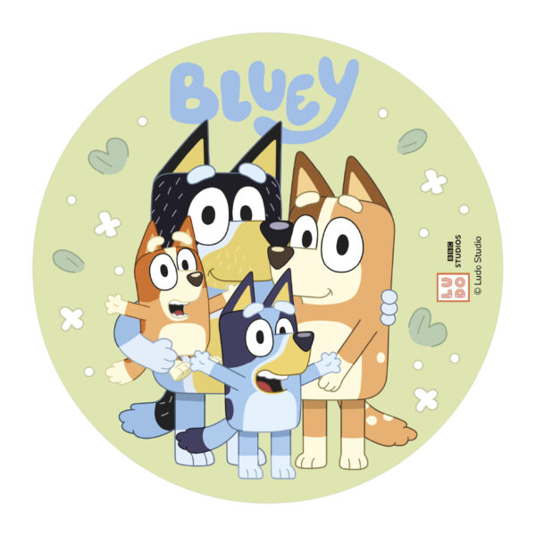 Dekora - Bluey & Bingo, Kage Print Ø20cm