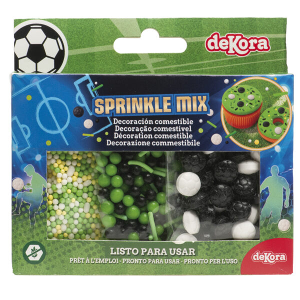Dekora - Fodbold, Sprinkle Mix 70 g