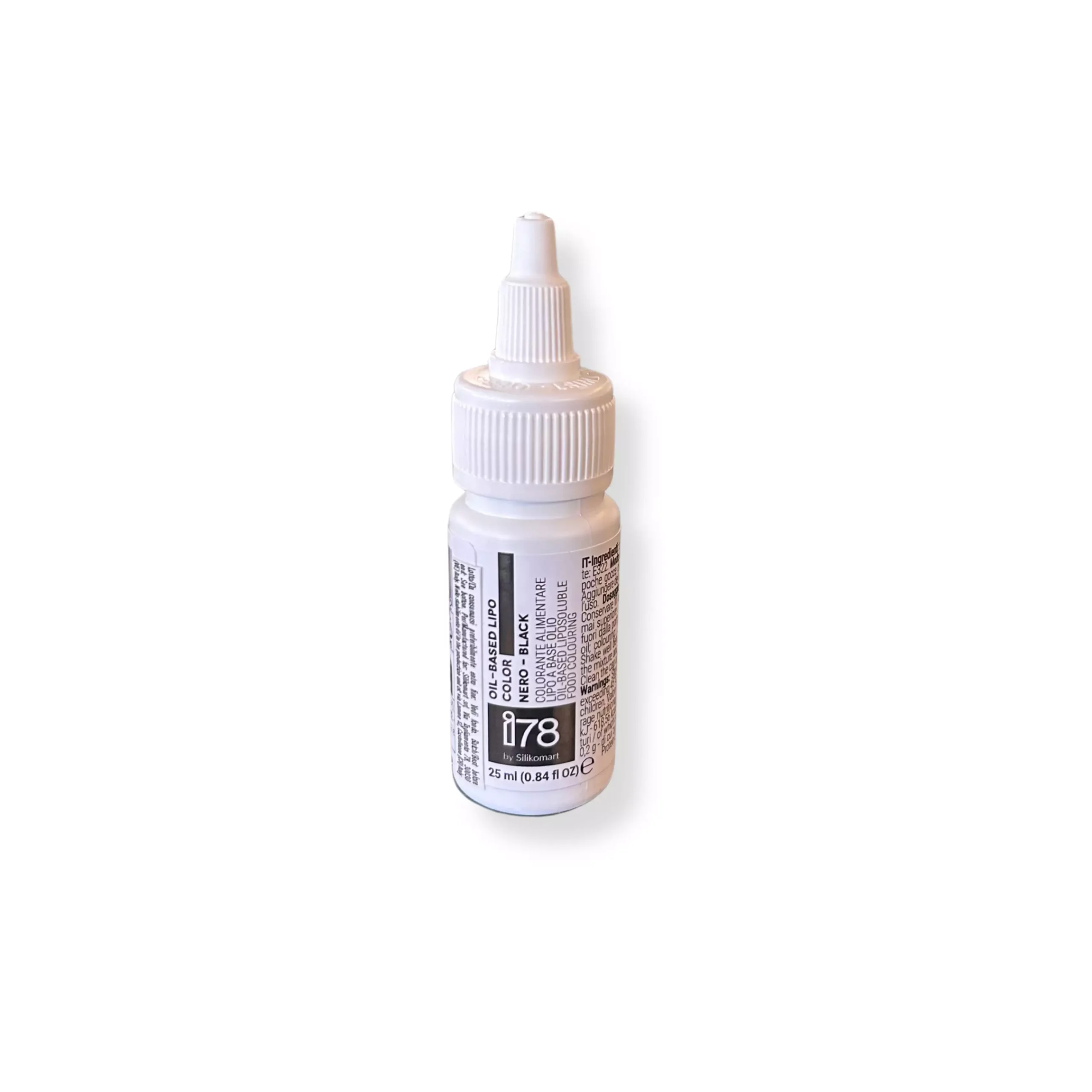 Silikomart - Lipo Farve Oliebaseret, Black 25 ml