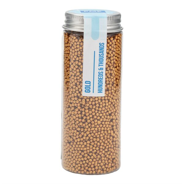 PME - Cake Hundreds & Thousands Sprinkles, Gold 86 g