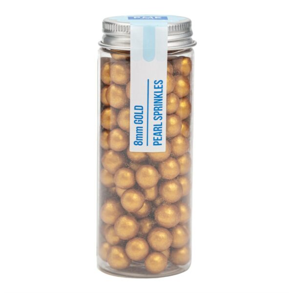 PME - Pearl Sprinkles 8mm, Gold 40 g