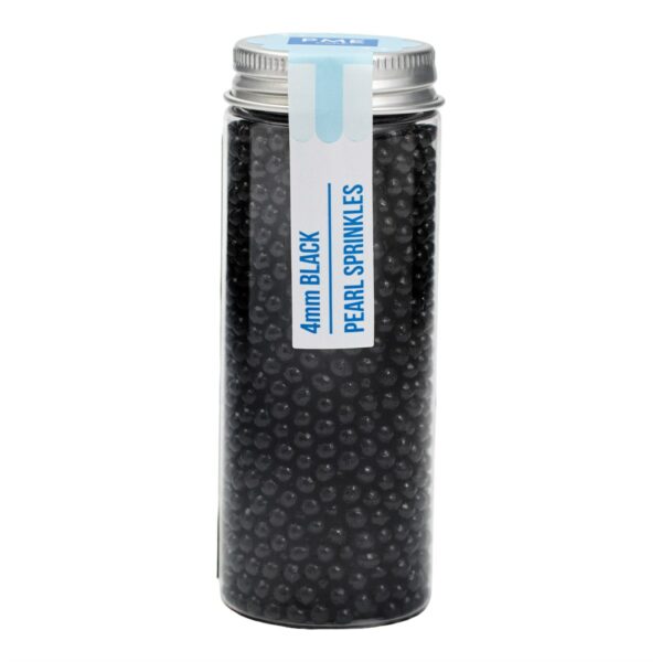 PME - Pearl Sprinkles 4mm, Black 74 g