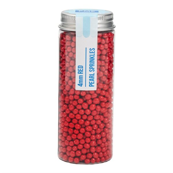 PME - Pearl Sprinkles 4mm, Red 74 g