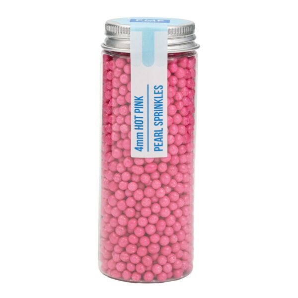 PME - Pearl Sprinkles 4mm, Hot Pink 74 g