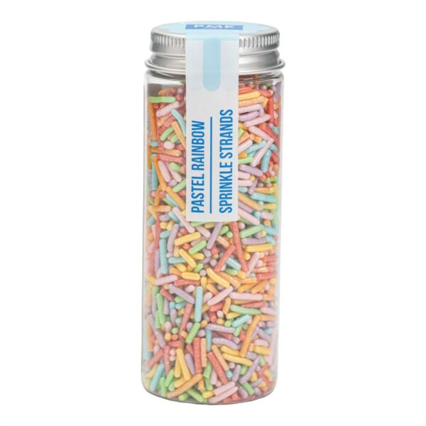 PME - Cake Sprinkle Strands - Pastel Rainbow 75 g