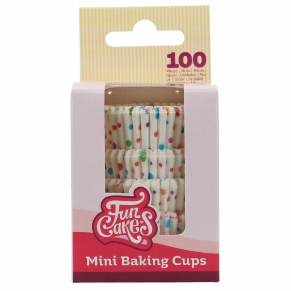 FunCakes - Mini Muffinsforme, Confetti 100 stk