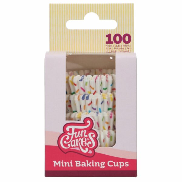 FunCakes - Mini Muffinsforme, Sprinkles 100 stk