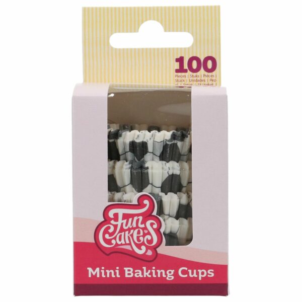 FunCakes - Mini Muffinsforme, Fodbold 100 stk