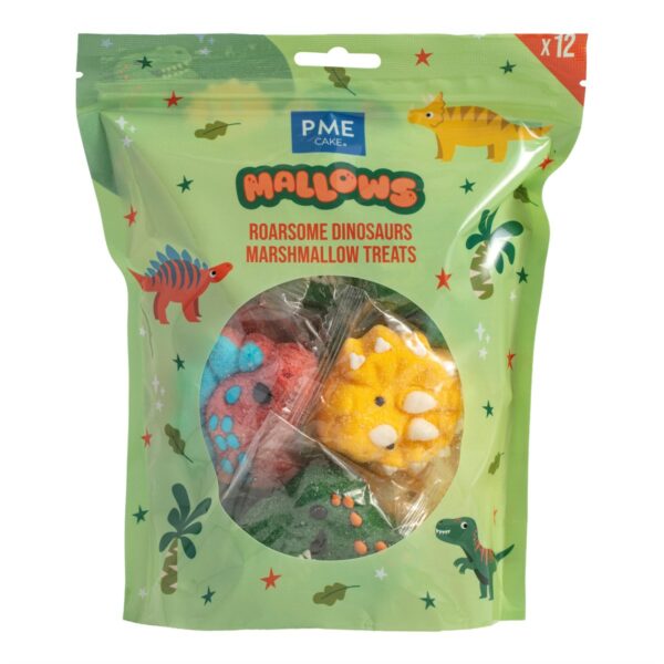 PME - Marshmallow, Dinosaurus 12 stk 180g