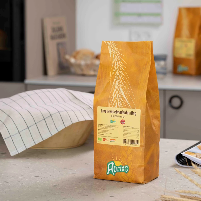 Aurion - Livø Hvedebrødsblanding Biodynamisk, 600g