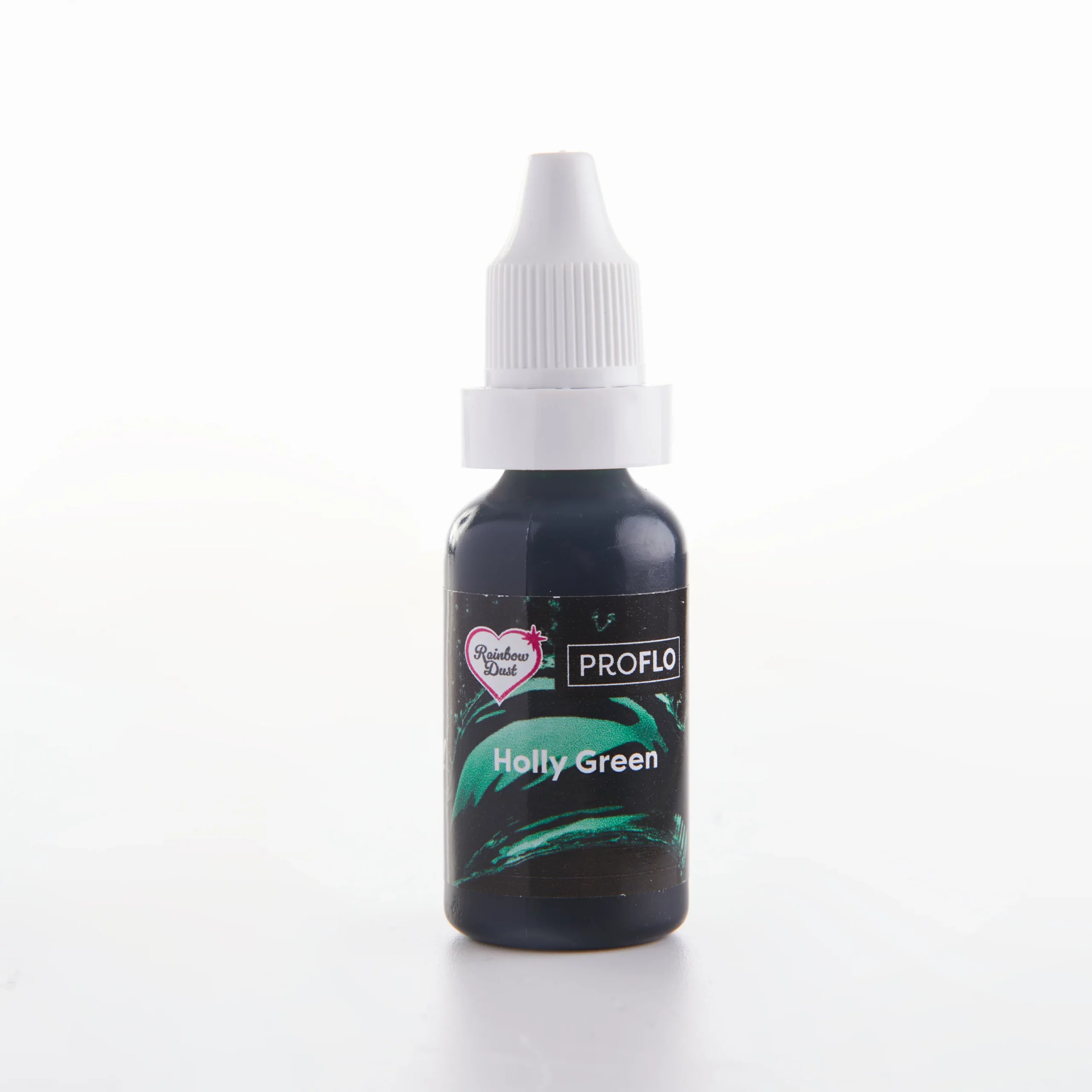 Flydende Farve - Holly Green 19g, Rainbow Dust