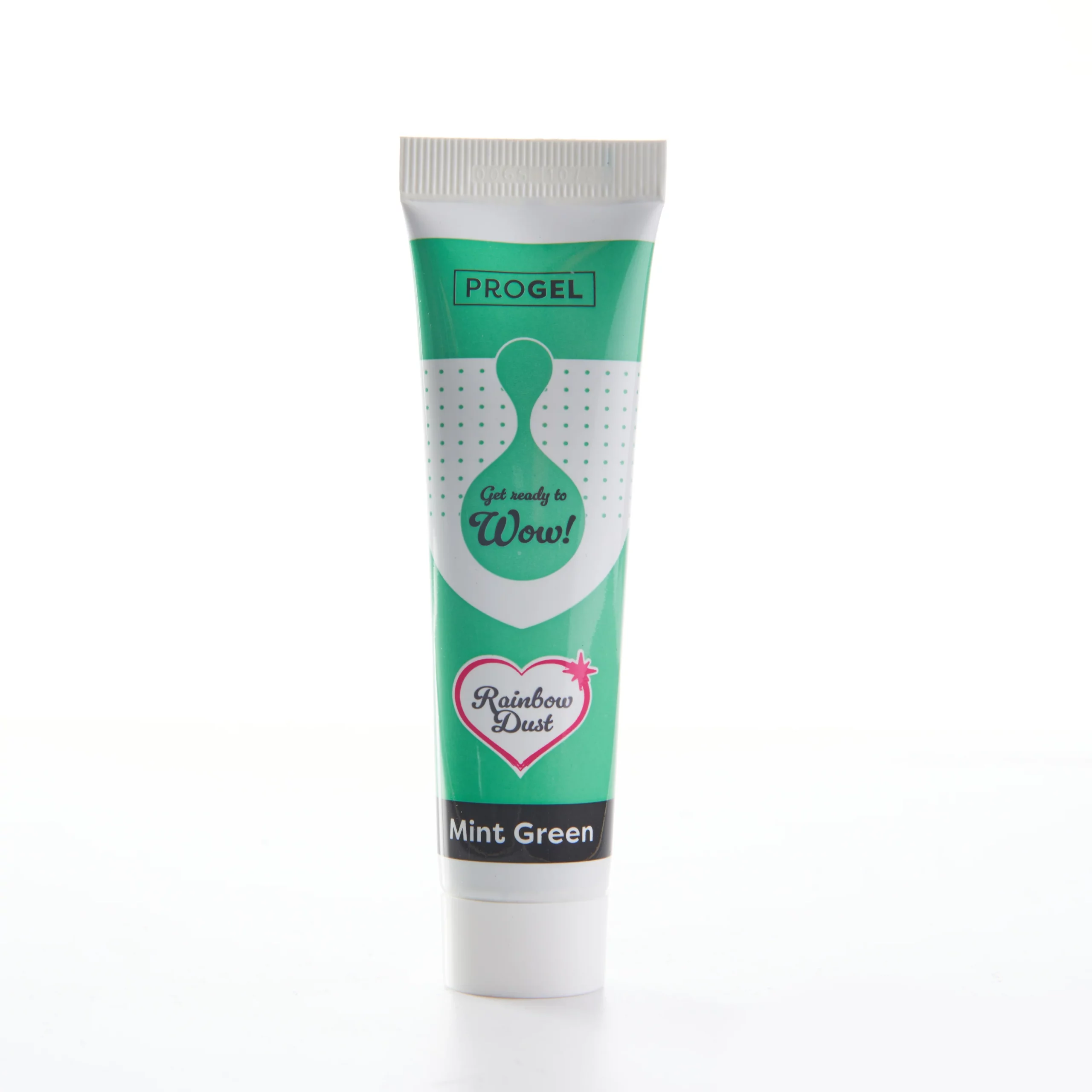 ProGel - Mint Green Pastafarve, Rainbow Dust