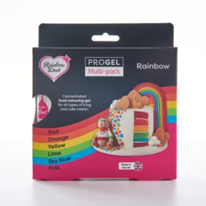 Rainbow Dust - ProGel Multipakke med 6 Pastafarver, Rainbow