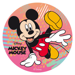 Billede af Vaffelpapir Mickey Mouse sukkerfri Ø20 cm