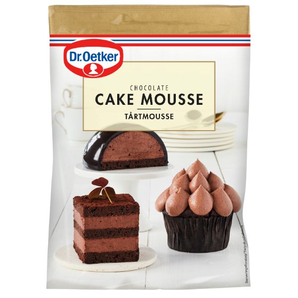 Se Cake Mousse Chocolate 130 g - Dr. Oetker hos BageTid.dk