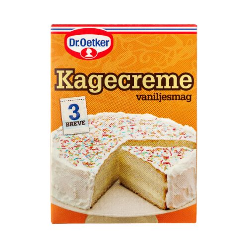 Se Kagecreme med vaniljesmag 3 pak - Dr. Oetker hos BageTid.dk