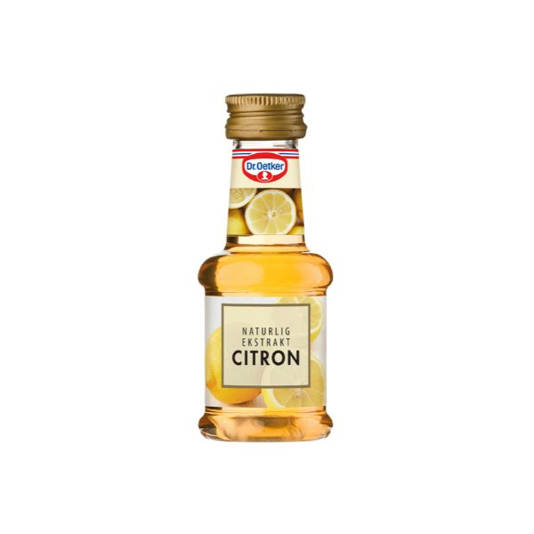Billede af Citron naturlig ekstrakt 38 ml - Dr. Oetker