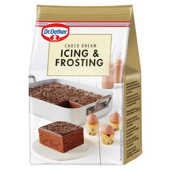 Se Icing & Frosting Choco Dream 190 g - Dr. Oetker hos BageTid.dk