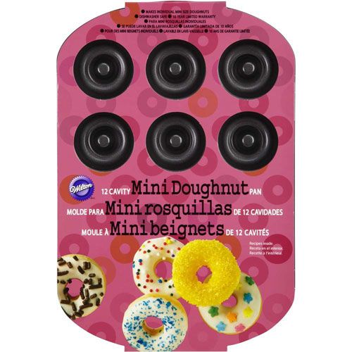 Mini donut bageform 12 stk