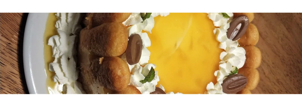 Mango/passionsfrugt cream-cheesecake