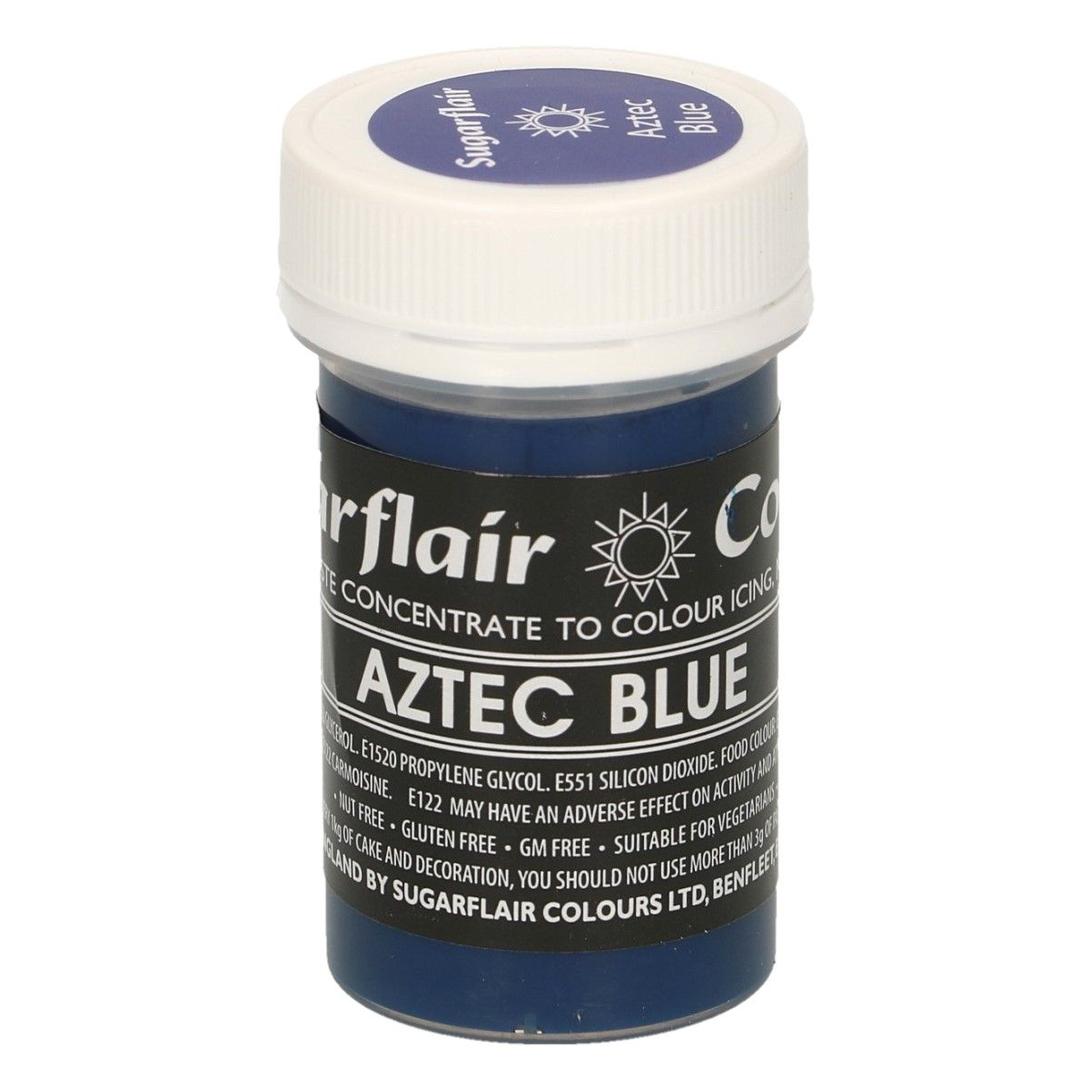 Koncentreret pastafarve pastel Aztec blå 25 g