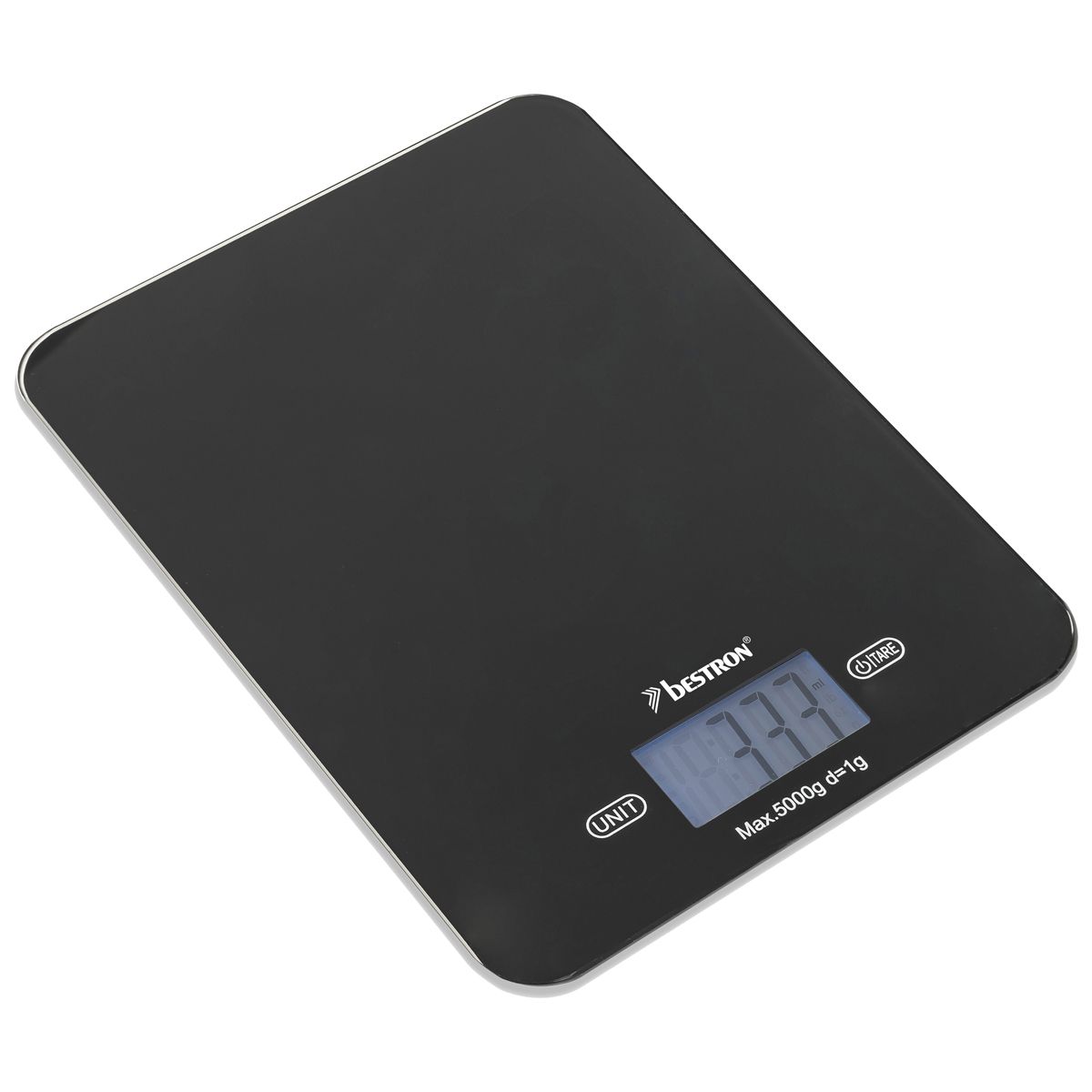 Digital sort køkkenvægt op til 5 kg