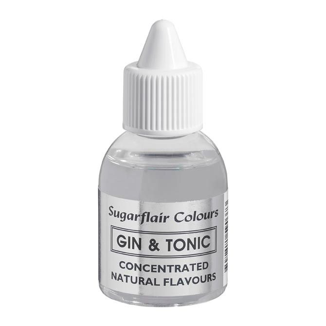 Se Sugarflair 100% naturlig aroma, Gin & Tonic 30 ml hos BageTid.dk