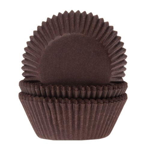 Mini muffinsforme brun - ekstra tykt papir 60 stk