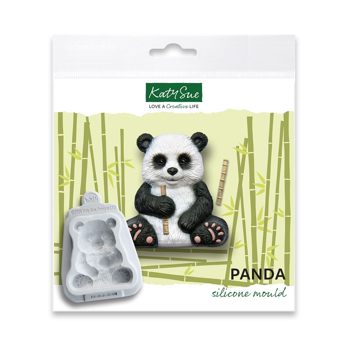 Panda silikoneform - Katy Sue