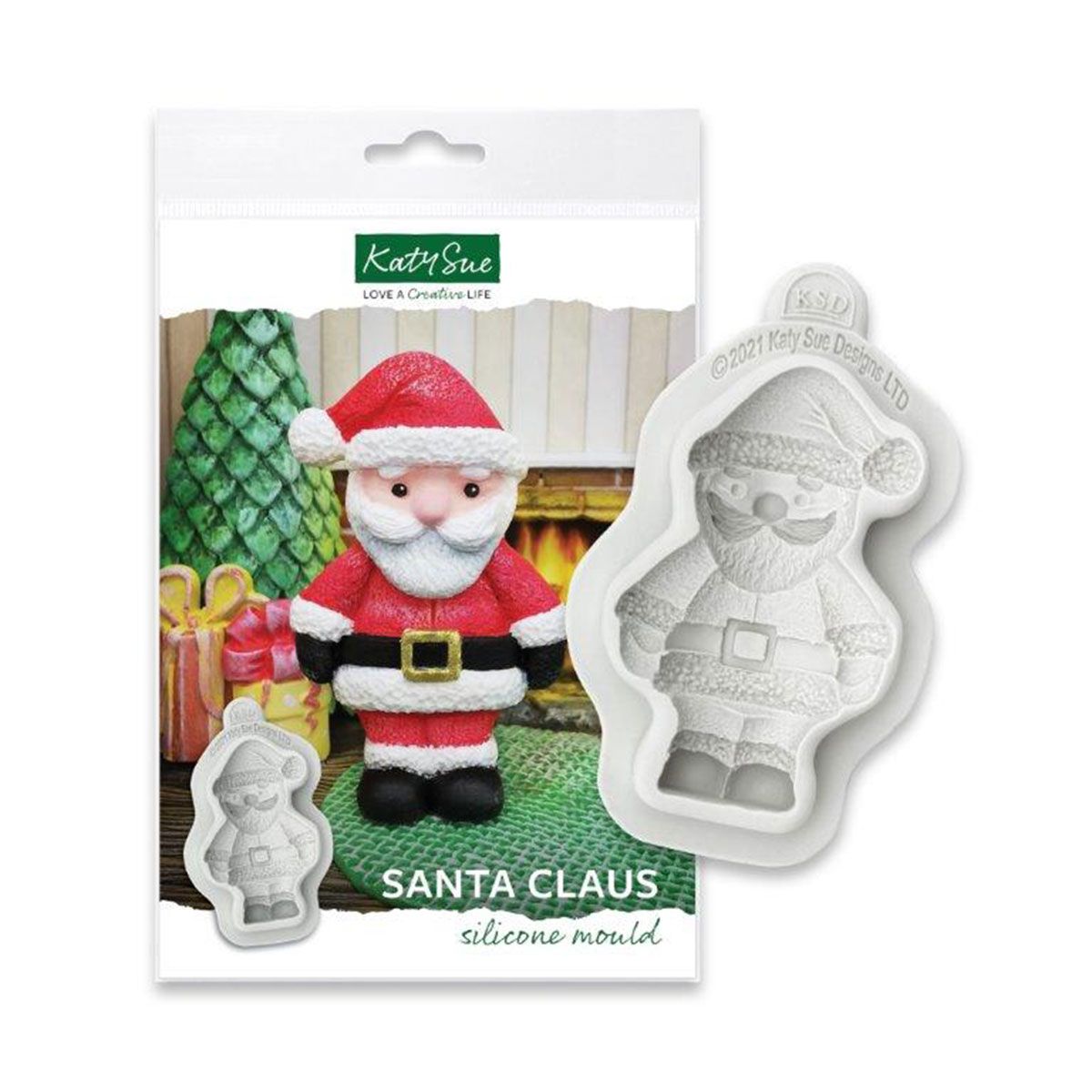 Santa Claus silikoneform - Katy Sue