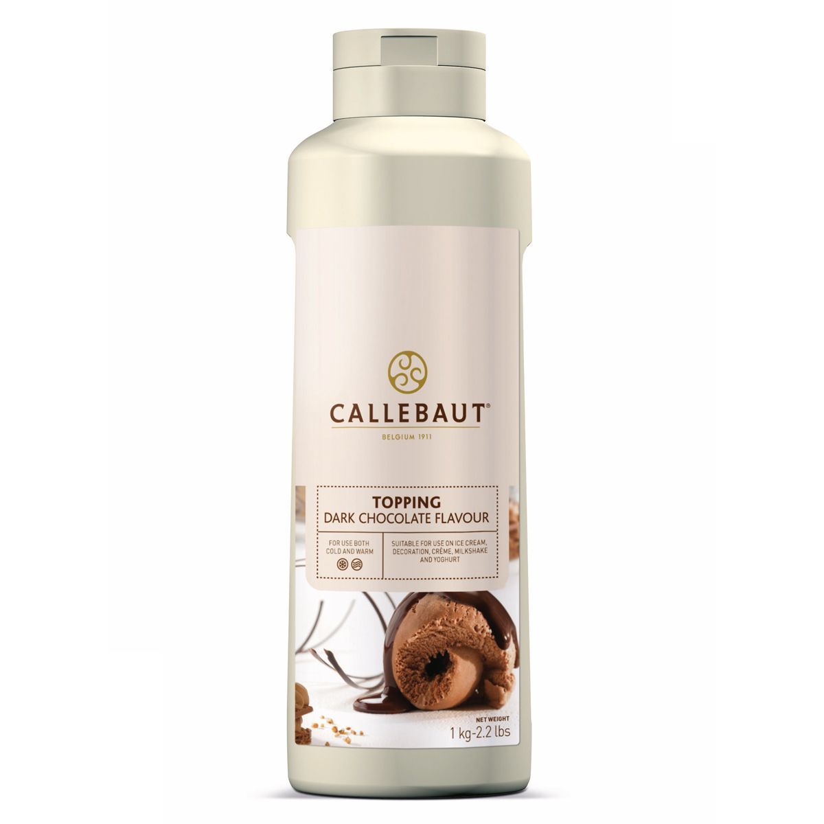 Billede af Topping chokoladesauce mørk 1 kg - Callebaut