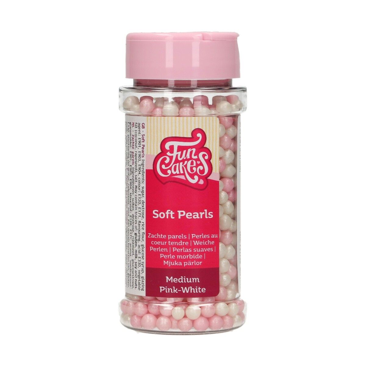Se Soft Pearls Medium Pink-White 60 g hos BageTid.dk