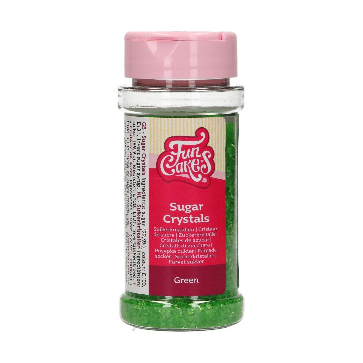 Billede af Sugar Crystals Green 80 g
