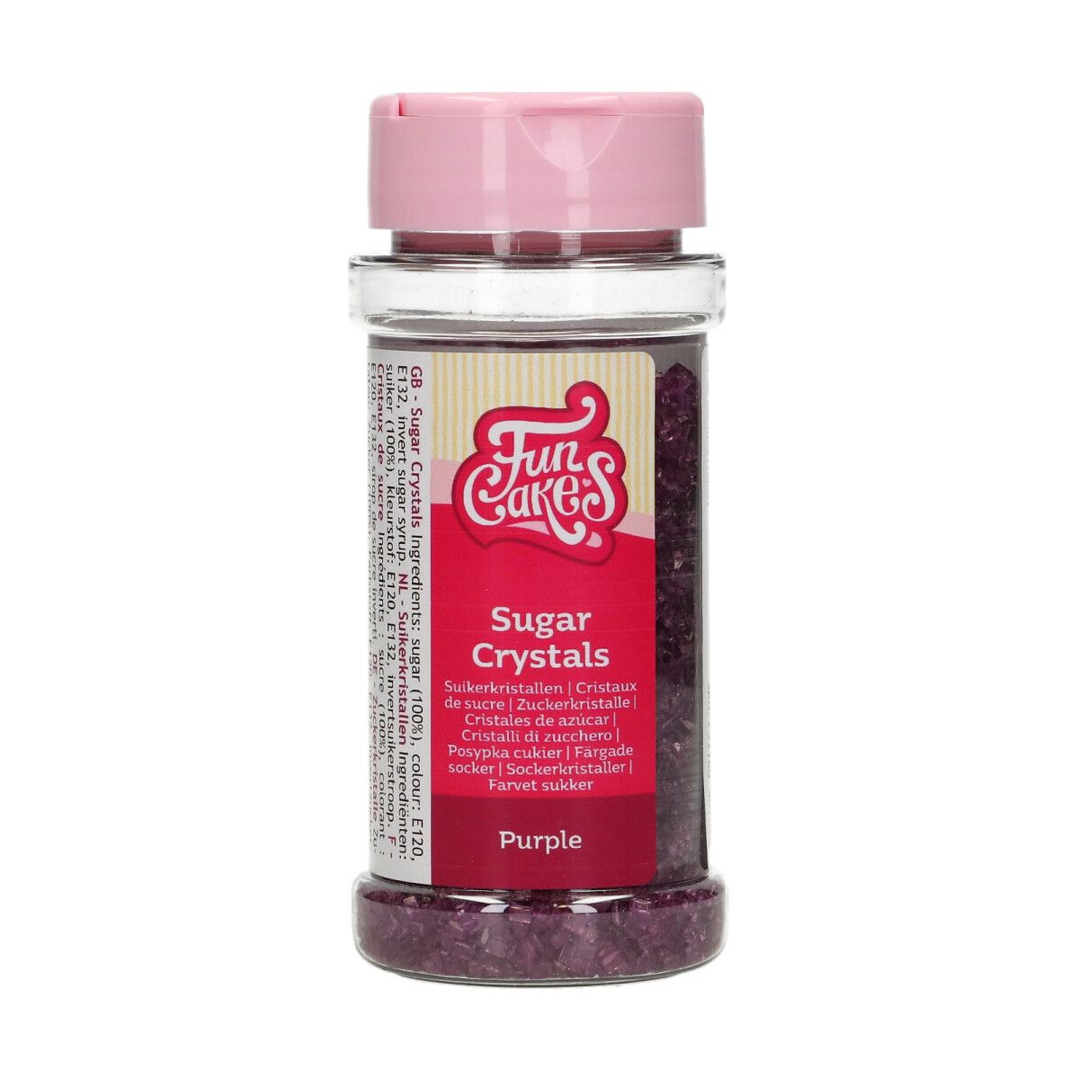 Se Sugar Crystals Purple 80 g hos BageTid.dk
