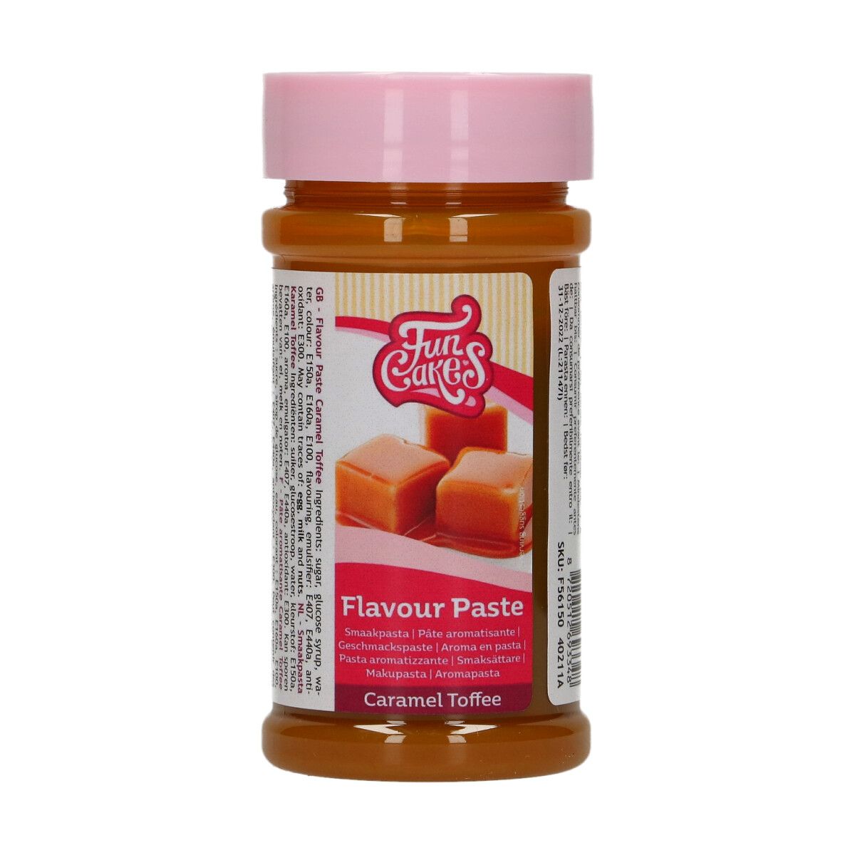 Se Aromapasta Caramel Toffee 100 g - FunCakes hos BageTid.dk