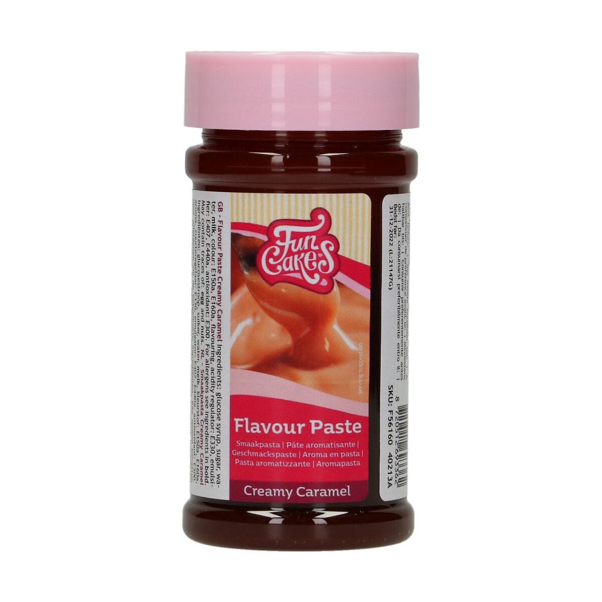 Se Aromapasta Creamy Caramel 100 g - FunCakes hos BageTid.dk