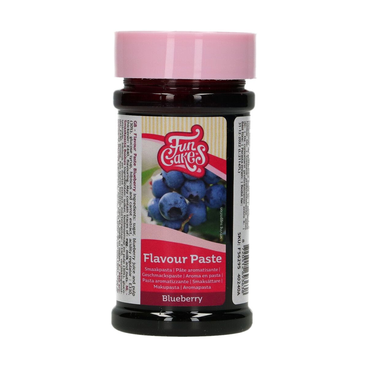 Se Aromapasta Blueberry 120 g - FunCakes hos BageTid.dk
