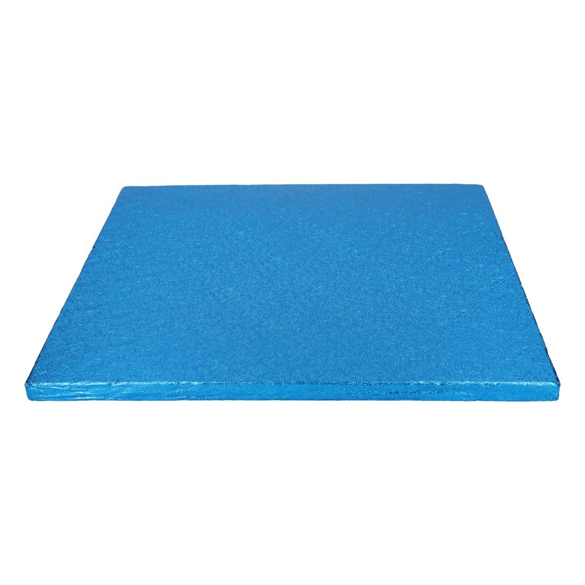 Kageplade blå kvadratisk 30,5 cm 1 cm tyk 1 stk