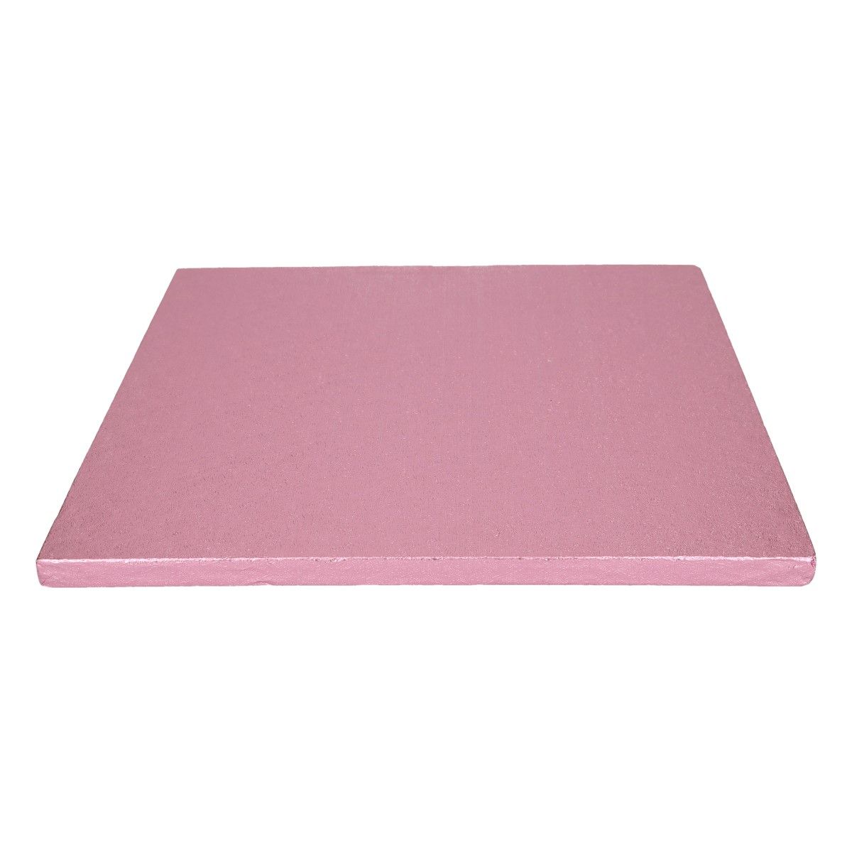 Kageplade lyserød kvadratisk 30,5 cm 1 cm tyk 1 stk