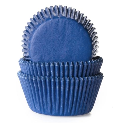 Muffinsforme blå - ekstra tykt papir 50 stk